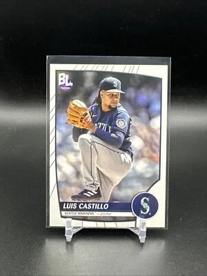 2023 Topps Big League Baseball Luis Castillo Base #180 Seattle Mariners - Image 1 of 2