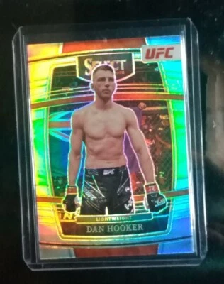 2022 panini select ufc silver prizm #66 dan hooker - Image 1 of 2