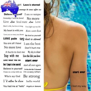 10pcs Temporary Tattoo Sticker Waterproof Arm Tattoo Sticker for Girls Boys - Zdjęcie 1 z 11