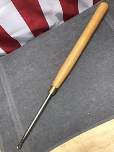 Woodworking Bowl Gouge Chisel Wood Turning Tool w/Round Removable Tip 24” Used - Picture 1 of 7