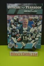 New York Jets season official yearbook bill parcels Vinny testeverde 1999