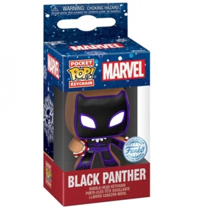 Llavero Pocket POP Marvel Holiday Black Panther Exclusive - Imagen 1 de 2