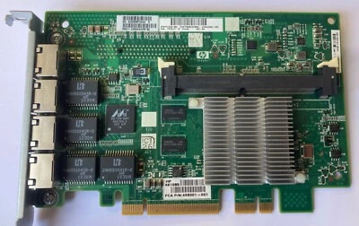 HP NC375i Quad Port PCIe Gigabit Server Adapter P/N 468001-001 SP# 491838-001 - Bild 1 von 4