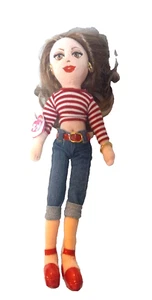 Peluche pupazzo Ty Girlz Jammin' Jenna nuovo con etichette 2007 peluche morbido ritirato raro difficile da trovare - Foto 1 di 4