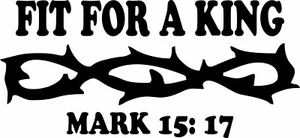 Jesus Christ Crown King Christian Car Truck Window Laptop Vinyl Decal Sticker - Picture 1 of 2