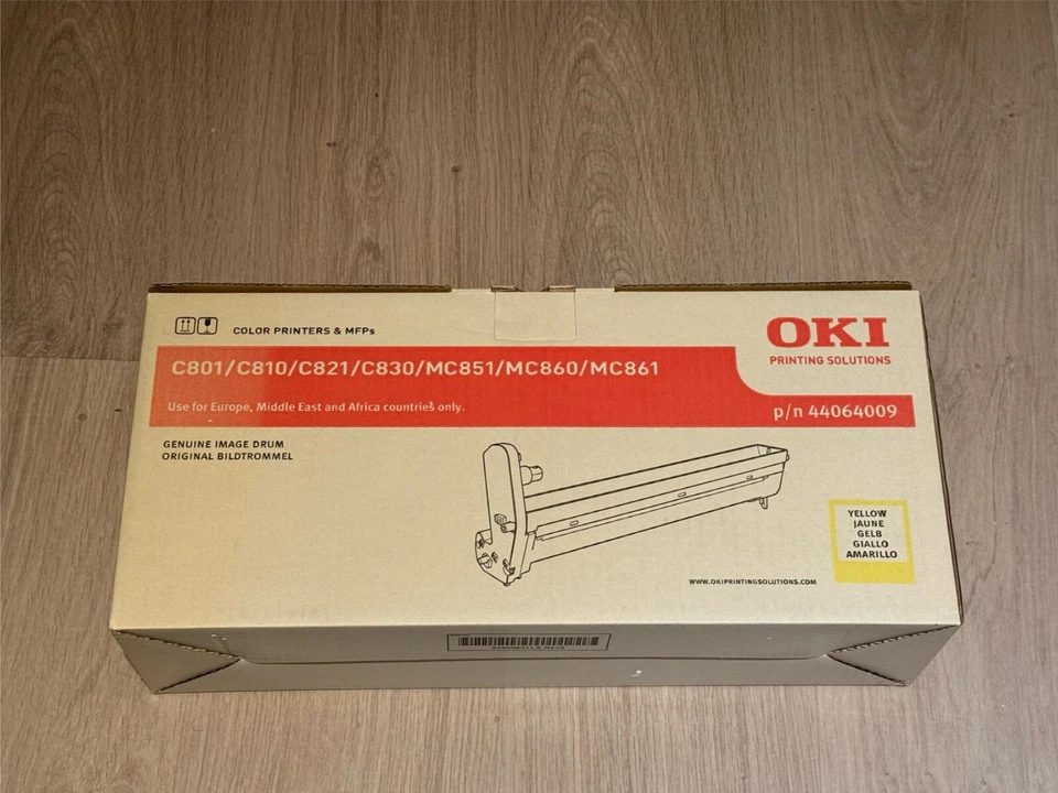OKI Original Bildtrommel Gelb 44064009 C801 C810 C821 C830 MC851 MC860 MC861 - Bild 1 von 1