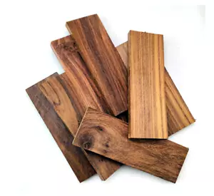 2 piezas Cuchillo de palo de rosa negro Manija Material Escalas Blancos 120x40x8mm Madera Blancos - Imagen 1 de 5