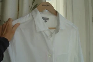 New Women's Margaret Howell White Cotton Shirt in UK Size 10 - Picture 1 of 24