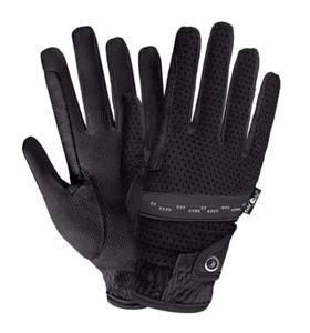 Guanti da equitazione Fairplay Flash Black con pietre d'argento - Foto 1 di 1