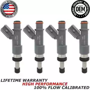 x4 OEM NEW Denso Fuel Injectors for 2010 Toyota 4Runner 2.7L I4 #23250-0C010 - Picture 1 of 5