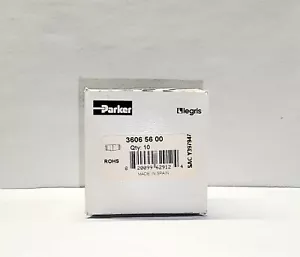Box of 10 Legris 3606 56 00 Straight Union 1/4" TUBE-TUBE Nickel plated NEW - Picture 1 of 2