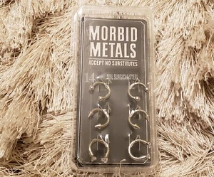 Metales mórbidos 14 g CBB 6 PIEZAS SS Pico CZ Bola Herradura Cuerpo Joyería - Imagen 1 de 9