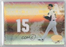2005 Leaf Certified Materials Gold Team Mirror Jersey Numbers /100 Tim Hudson