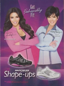 2011 Skechers Shoes Footwear - Kim Kardashian And Kris Jenner - Print Ad Photo - Picture 1 of 1