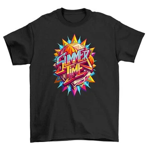 Summer_82 Vibes - Retro Summer Time T-shirt, 100% Cotton, Funny Unisex Tee for N - Picture 1 of 46