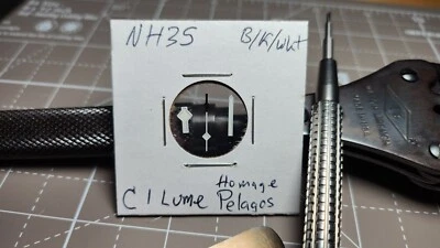 Seiko Mod NH35 Pelagos style Hands for Skx007, Skx009 and other Seiko watches - Image 1 of 2