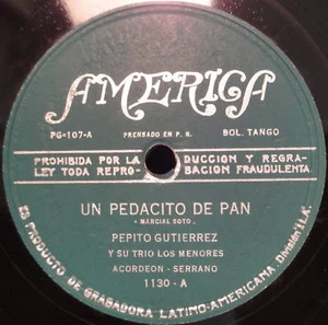 PEPITO GUTIERREZ Un Pedacito De Pan Has Lo Que Quieras LATIN 78 America Tango - Picture 1 of 2