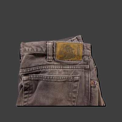 Vintage Mustang Jeans 30x32 Burgundy Color - Classic Fit - Image 1 of 4