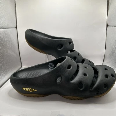 Sandalias sin cordones Keen Yogui negras EVA zuecos exteriores para hombre MODELO DE TIENDA 11 Foto 1 de 4