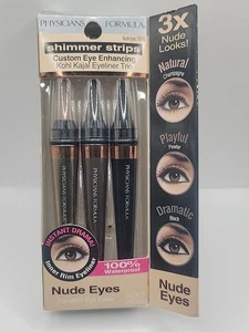 Physicians Formula Shimmer Strips Custom Eye Enhancing Eyeliner Trio, Nude Eyes - Picture 1 of 5