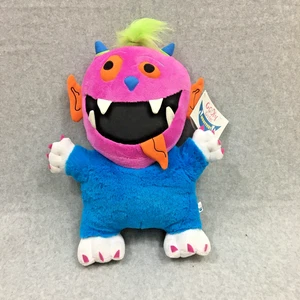 IRMI Goofy Grin Monsters Plüschtier Stofftier Monster Rosa Blau Verrückter Wissenschaftler Neu - Bild 1 von 8