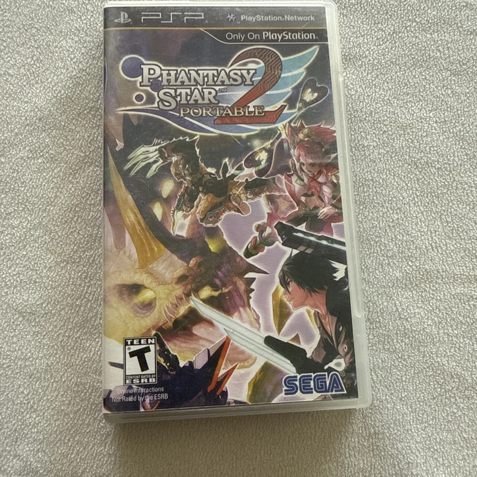 Phantasy Star Portable 2 (Sony PSP, 2010) COMPLETE CIB With Manual Insert Tested - Image 1 of 4