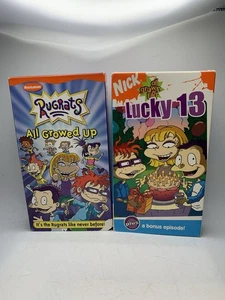 Rugrats All Growed Up - All Grown Up Lucky 13 VHS Lot 2 Nickolodeon - Picture 1 of 7