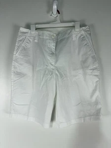 Talbots weiß dehnbar weites Bein Bermuda Shorts Damengröße 18 - Bild 1 von 5