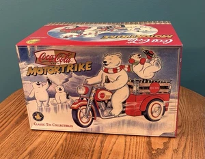 New Old Stock Vintage Franklin Mint Coca-Cola Motortrike In Original Box - Picture 1 of 5