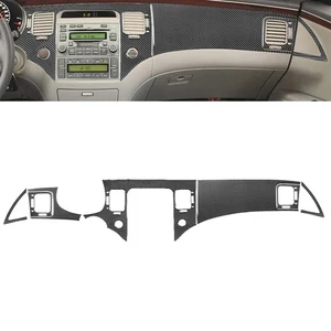 7Pcs For Hyundai Azera 2006-11 Carbon Fiber Interior Dashboard Panel Cover Trim - Picture 1 of 12