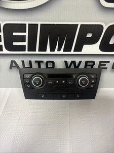 2008-2013 BMW 328I Ac Heater Temperature Climate Control Panel 6411 9250393 OEM - Bild 1 von 6