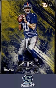 2014 Topps Fire #40 Eli Manning Gold #/50 - Bild 1 von 2