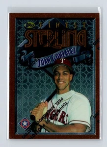 1996 Finest #253 Juan Gonzalez Texas Rangers - Picture 1 of 2
