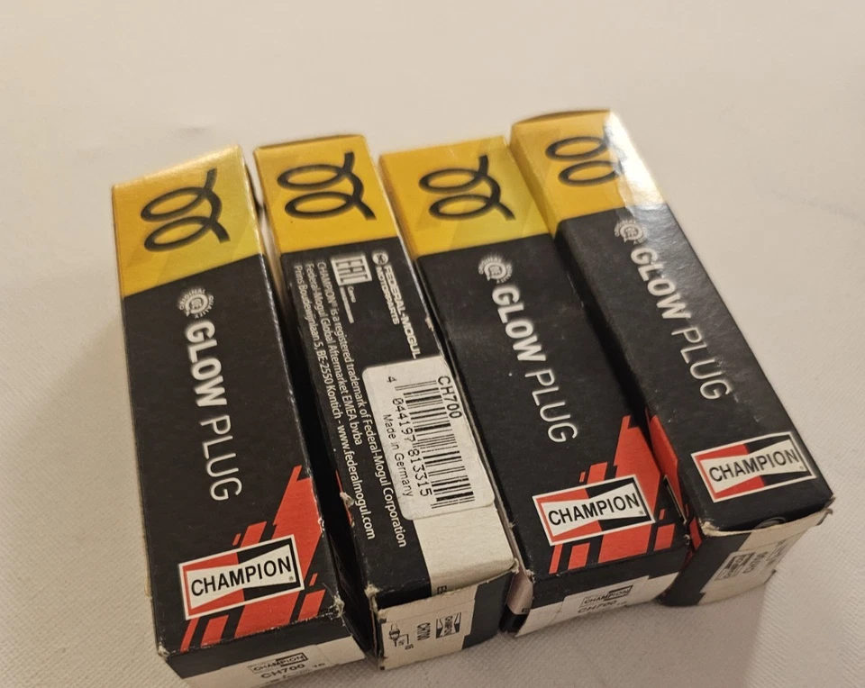 4XNEW GLOG PLUGS CHAMPION FOR AUDI 1.4TDI 1.9D 2.0 TDI N10591602 N10591603 CH700 - Image 1 of 4