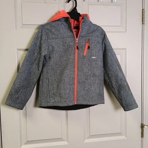 Hawke & Co Sport Jungen Jacke Gr. 7 grau orange Dynamic Sport Fiber Full Zip - Bild 1 von 4