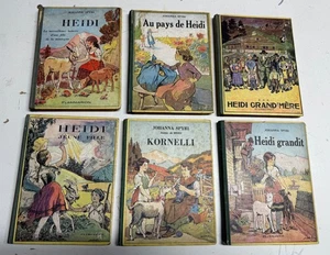 6 Livres de Heidi (Flammarion) 1950 - Picture 1 of 7