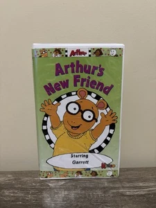 PBS Kids Arthur’s New Friend Starring Garrett VHS Tape Kideo Cartoon RARE OOP - Picture 1 of 14