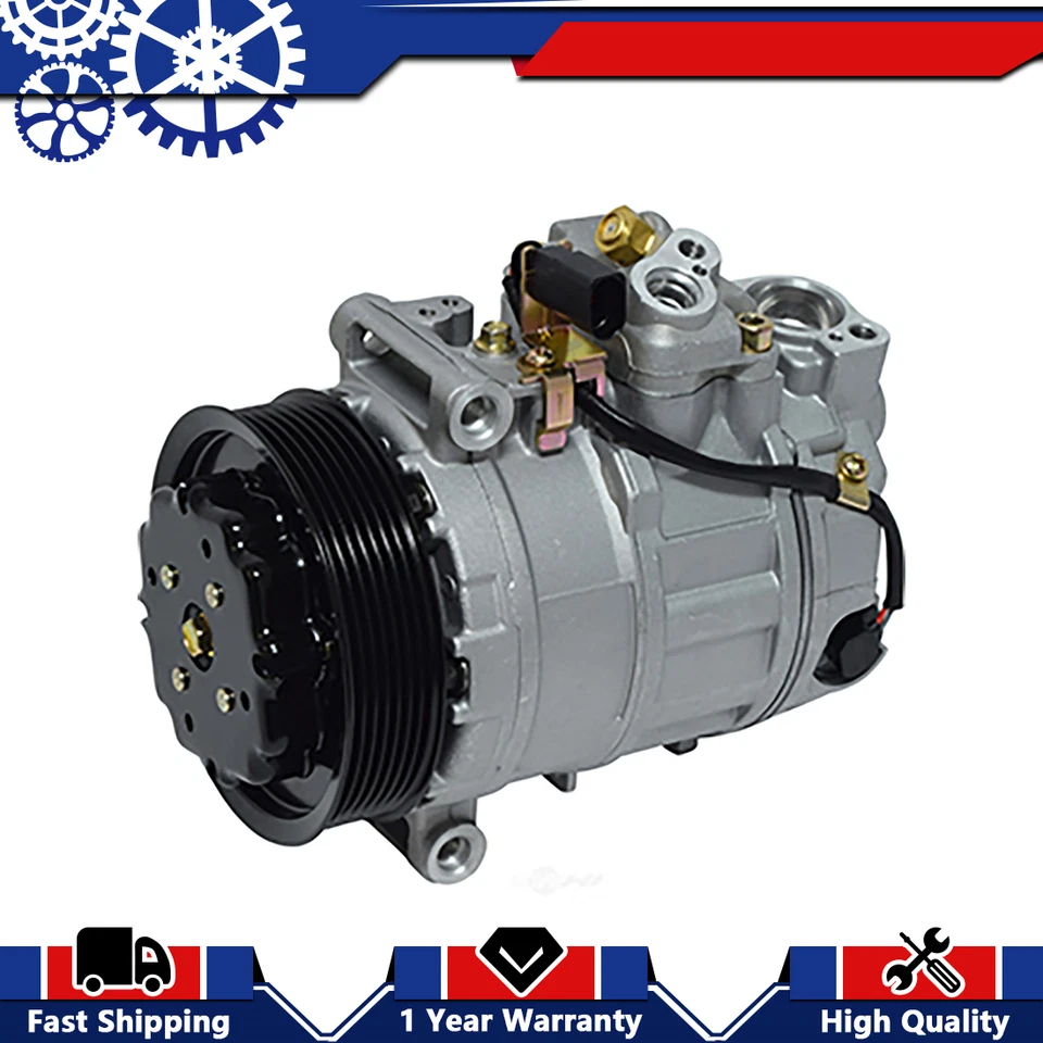 Conjunto de compresor UAC 7SEU16C para Porsche Cayenne 2004-2013, Panamera 2014 Foto 1 de 2