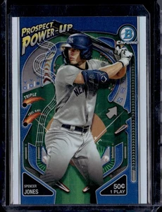 2024 Bowman Spencer Jones Prospect Power-Up Mojo Refractors - Picture 1 of 2