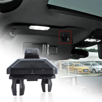 AJUSTO RENAULT PARASOL CLIP GANCHO NEGRO PAR SOPORTE SUSPENSIÓN REPUESTO Foto 1 de 4