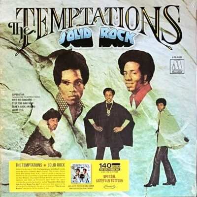 THE TEMPTATIONS SOLID ROCK - VINYL LP " NEW, SEALED " - Image 1 of 2