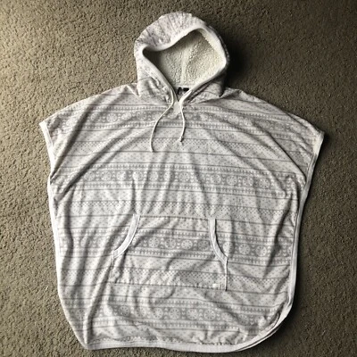 Kensie S/M Comfy/Cozy Hooded Pajama Poncho - Image 1 of 4