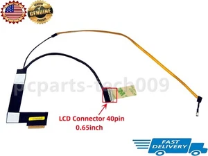 Genuine LCD EDP Display Video Cable Wire For MSI MS-16Q5 K1N-3040134-H39 40PIN - Picture 1 of 5