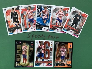 Topps Match Attax Champions League 22/23 EXTRA all 8 Atlético Madrid complete - Picture 1 of 1