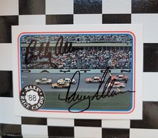 🏁🏆Davey Allison & Bobby Allison Autographed NASCAR Card🏁🏆