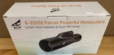 8-22x50 Monocular Telescope for Adults HD - Includes Carrying Case with Strap - Image 1 of 4