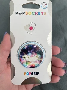 Authentic PopSockets Cat Kitty Nebula Galaxy PopSocket Pop Socket Phone Holder - Picture 1 of 3