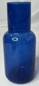 Ikea Forenlig Blue Glass Vase 8.25” - Picture 1 of 9