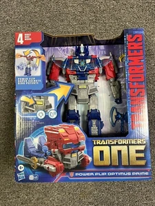 2024 Hasbro Transformers One Power Flip Optimus Prime Figure Mint! - Picture 1 of 8