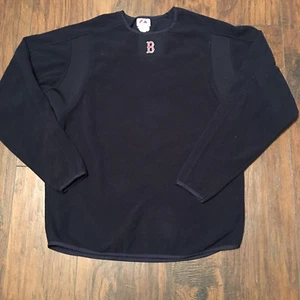 Boston Red Sox Majestic MLB Authentic Collection fleece Pullover Size Large - Picture 1 of 7